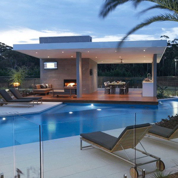 Mirror / Satin Finish Swimming Pool Glass Fence Stainless Steel Spigot Railing