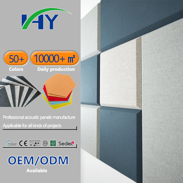 PET Acoustic Panels For Museum Exhibition Hall Acoustic Optimization