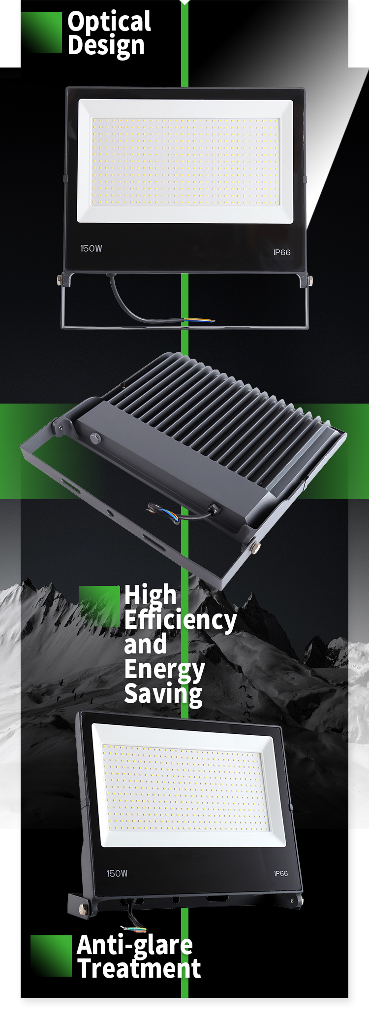 наивысшая мощность 300watt привела светлые света потока теннисного корта 50000H привела свет крана