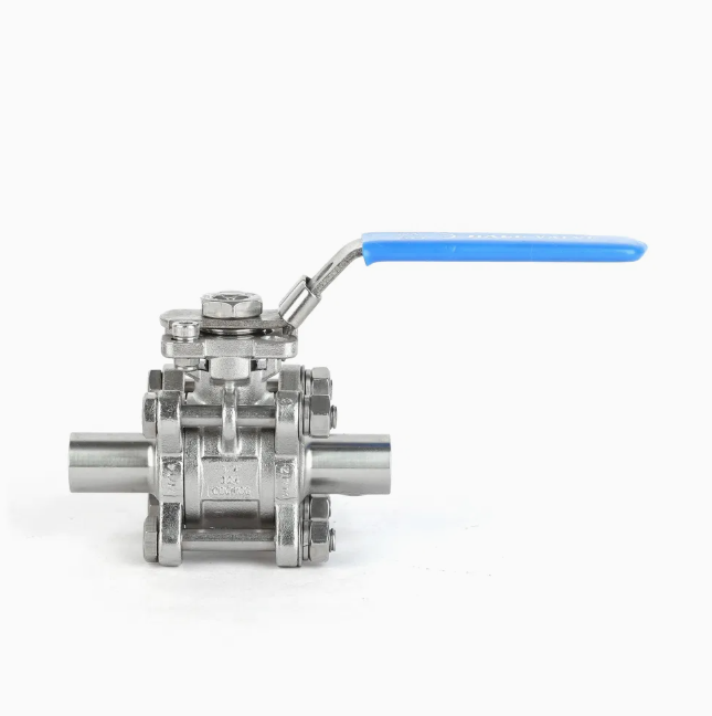 3A Certified Sanitary Tri-Clamp Ball Valve 316L Polished Quick Install Ball Valve for Pharmaceutical