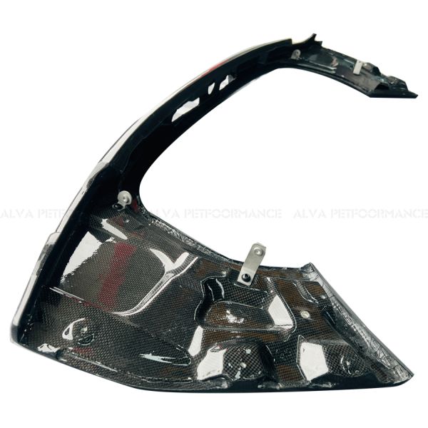Dry Carbon Fiber Rear Spoiler Assetto Fiorano Type Ducktail Rear Wing Tailored for Ferrari SF90 Stradale PHEV Vehicles