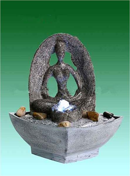 Yoga 9 Backyard Water Fountains , Tabletop Indoor Fountains OEM Acceptable