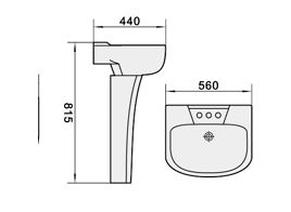 China sanitary ware bathroom new model wash baisn, india porcelain ware fancy wash basin pedestal basin