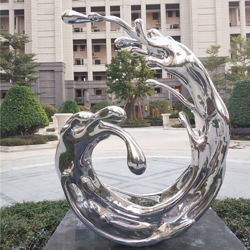 Large Modern Garden Abstract Metal Sculptures Outdoor SS 304 316