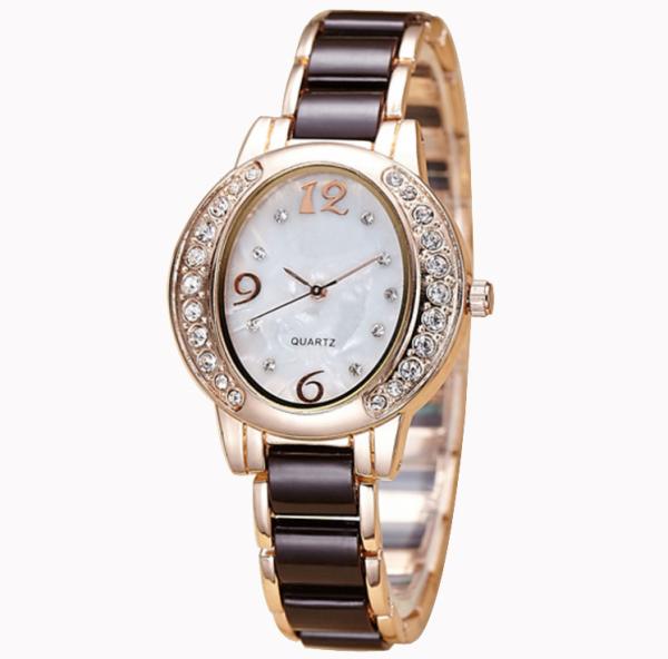 OEM fashion wrist watch with ceramic watch band, ladies' quartz watch ,Ladies Jewelry Watch