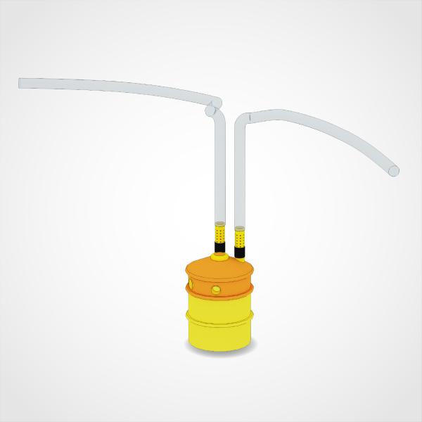 Lanceur automatique de balles océaniques pour équipements de jeux intérieurs