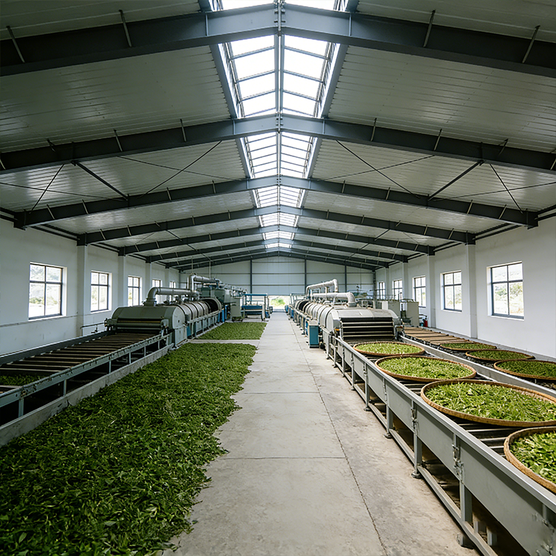 Heavy Duty Agricultural Steel Frame Building for Greenhouse Construction