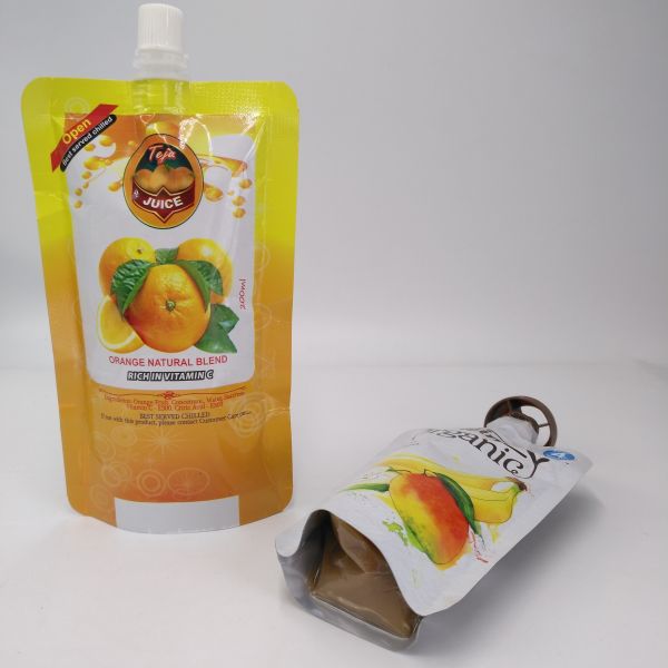 Custom Printing Transparent Spout Pouch Packaging