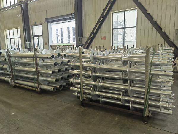 Solar Panel Mounting Foundation Use Steel Structure Helical Drilling screw pile anchors