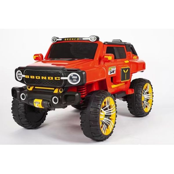 2023 White PP Four-wheel Electric Vehicle Upgradable to Four-wheel Drive for Children