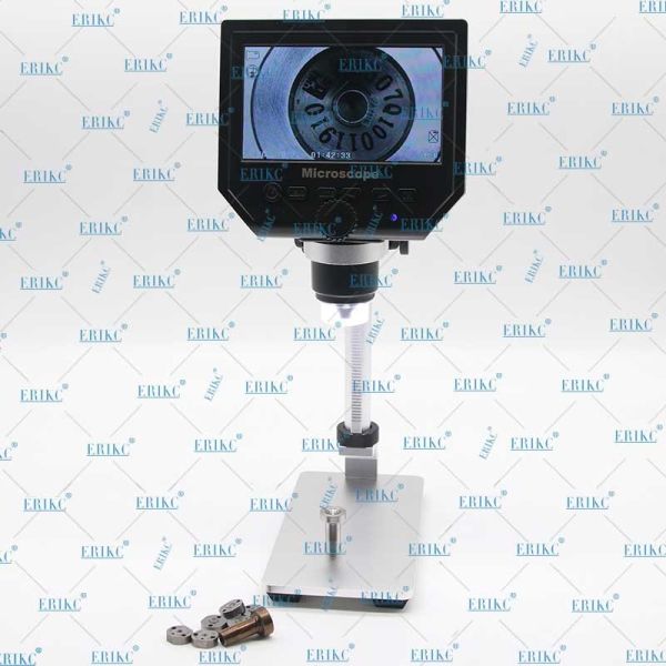 ERIKC Storage function and industry Digital Stereo Microscope with LCD Screen, folds ,can be adsorbed on the surface