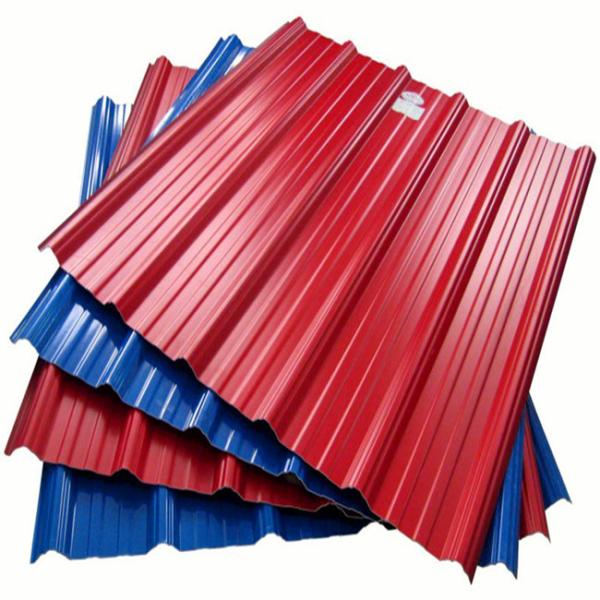 Pre - Painted Galvanized Steel Building Roof Tiles / Zinc Coating Roof Sheet For Warehouse