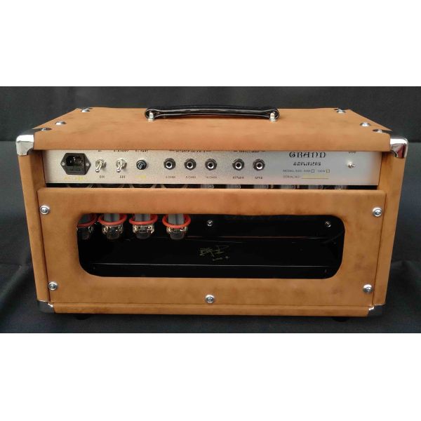 2024 HOT!!! Dumble #002 Version Clone SSS20-Steel String Singer SSS Tube Amp Head 20Watt in Suede Brown with Original Knobs