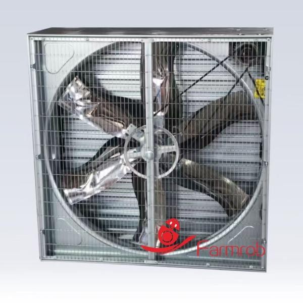 430BA Stainless Steel Blade Poultry Box Fan High Air Volume For Poultry Breeding