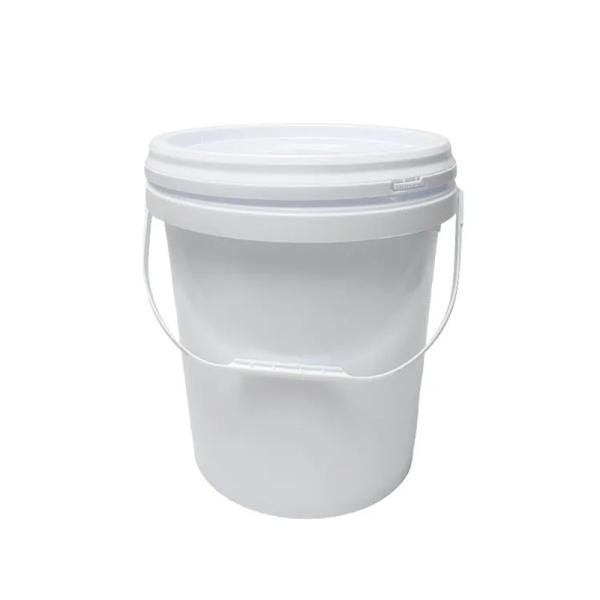 Customizable Round Plastic Bucket For Seed Storage And Organization