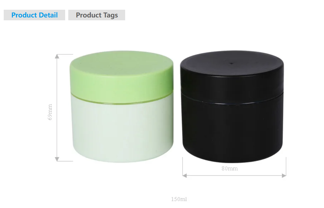 150 г косметический крем для волос банки для волос пленки упаковки контейнер с винтовой крышкой UKC14
