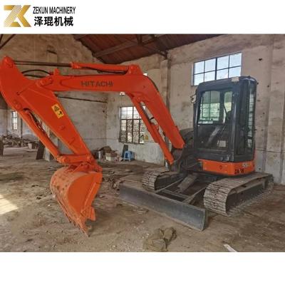 33.1Kw Potência Hitachi ZX55 Excavadora 5,5 toneladas Mini Bagger com 2001-4000 horas de trabalho