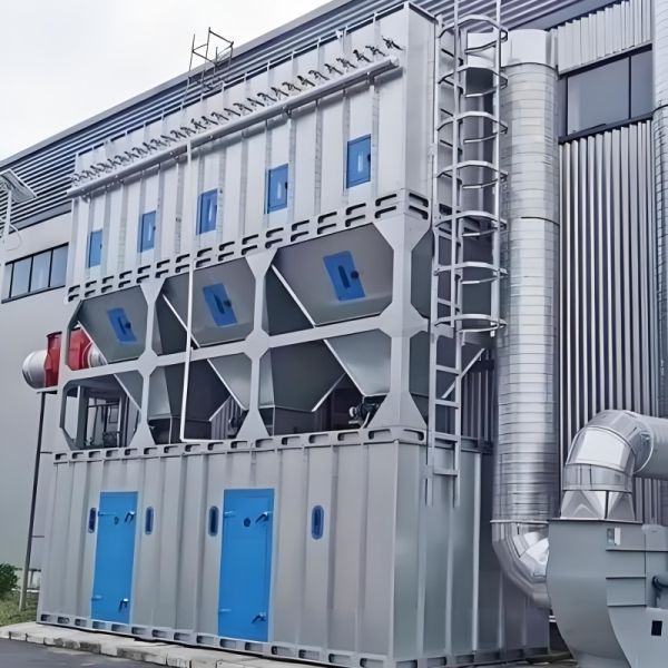 Industrial Centralized Dust Collector for Wood Processing Plant PLC Automatic Pulse Cleaning Wood Chip Collector