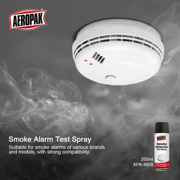 200ml Odorless Smoke Test Spray with 3 Years Shelf Life for Commercial and Residential Fire Protection