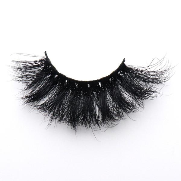 Full Strip Cruelty Free Eyelashes , Fluffy 18mm Mink Lashes
