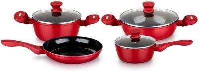 Aluminum forged induction color ceramic coating nonstick cookware set