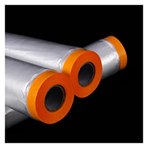 Assorted Masking Paper For Automotive Painting Covering Masking Paper Plastic Pretaped Masking Film Protection Covering