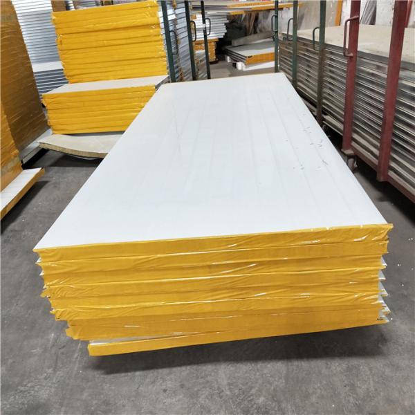 50mm rock wool sandwich panel with protective film for construction buildings