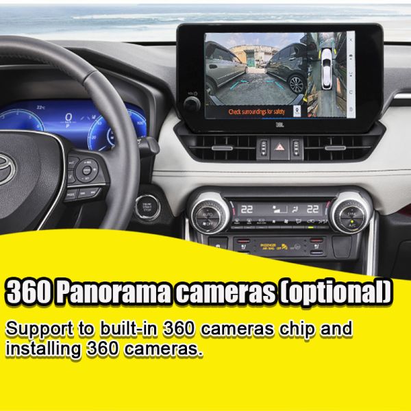 Android 13 Android Инфоразвлекательный интерфейс для Toyota RAV-4 2023-Crown, Alphard, Harrier OEM Обновление экрана с мультимедийной системой Android, YouTube