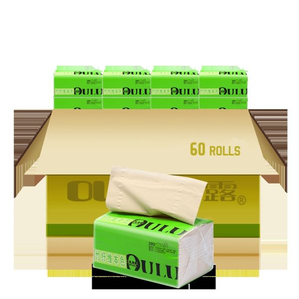 High quality affordable soft pack bamboo pulp white facial on face use tissue paper