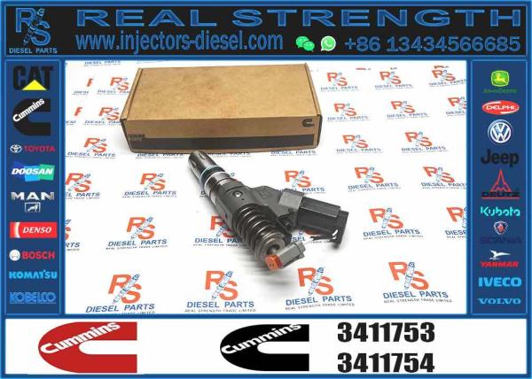 Hot Selling Original New Common Rail OE 3411753 Injector Excavator Assembly Dual Fuel Car Replacement Repair Compatible 3095043