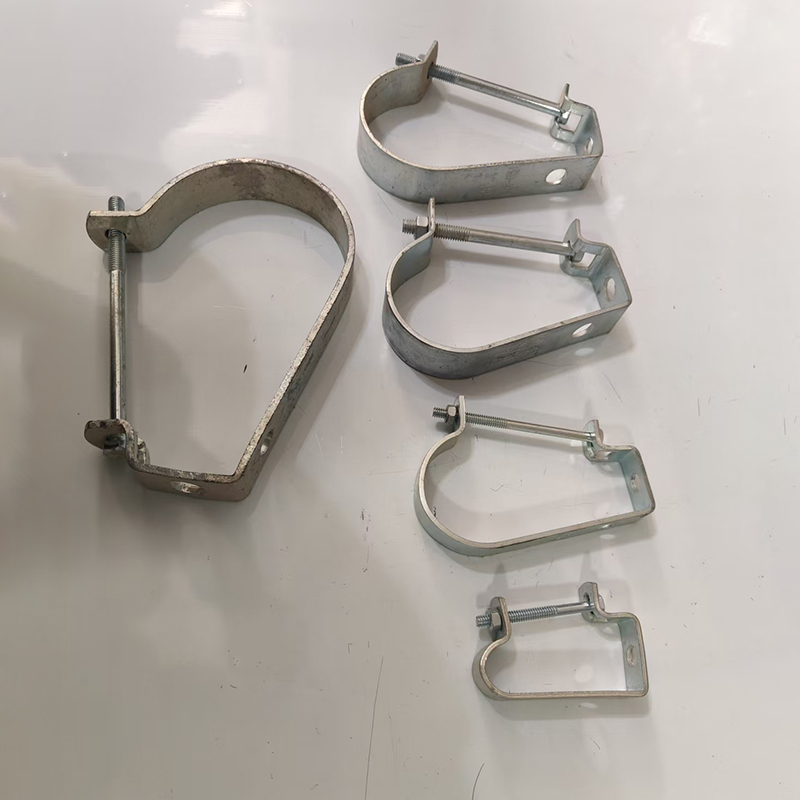 Clevis Pipe EMT Conduit Hanging Clamp Electro Galvanized Adjustable
