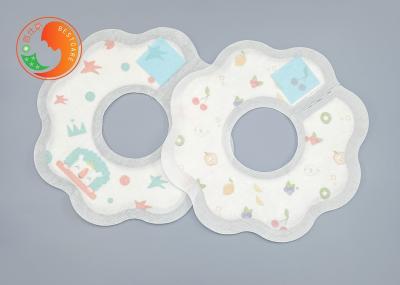 Gentle Round Shape Newborn Dribble Bibs Dribble Catcher Bibs