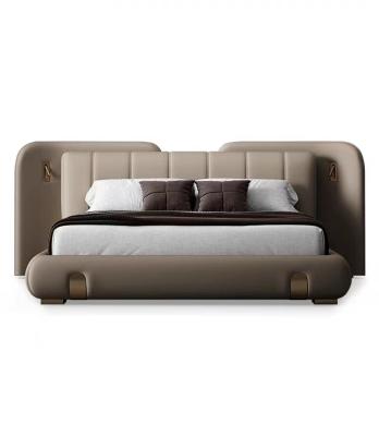 Custom Leather Luxury Bed Master 1.8 OAK PINE Bedroom King Bed