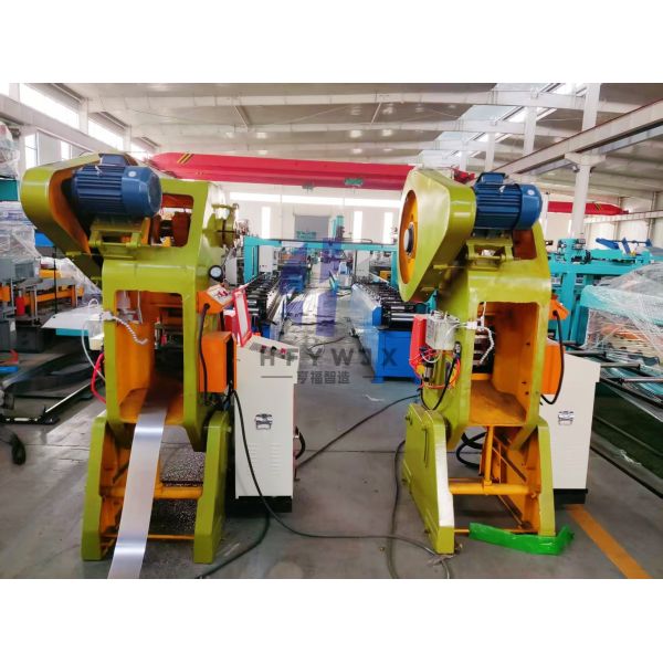 High Speed Automatic Shutter Door Roll Forming Machine With PLC Control System And 16mm Wall Plate