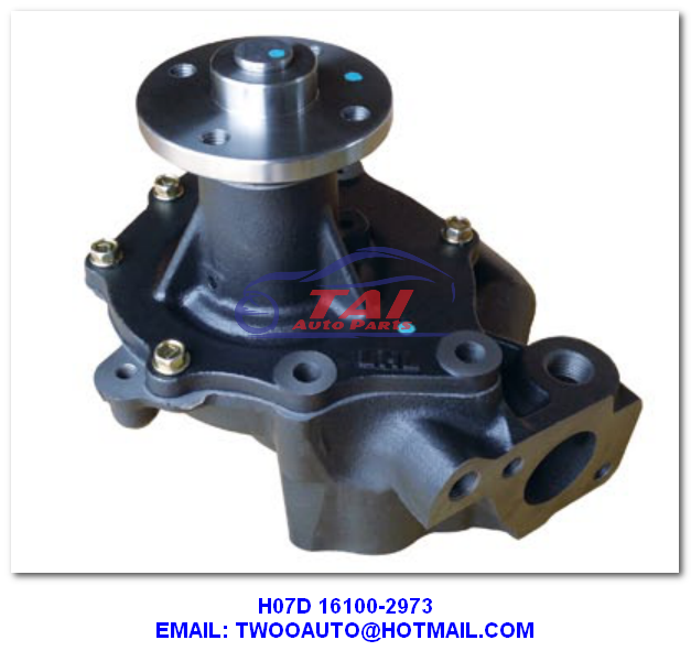 Ho7d 16100-2973 Water Pump , 16100-2973 Truck Engine Parts H07d Water Pump For Hino