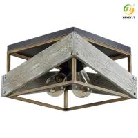 Lámpara de madera industrial del techo del LED para el dormitorio