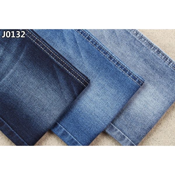8.5 oz Light Weight Beautiful Slub TR 3/1 Right Twill Stretch Denim Fabric Wholesale