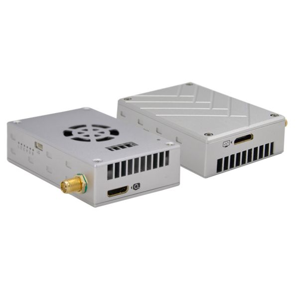 Mini 2.4GHz 30dBm 10km drone video, Ethernet signal and TTL data transmitter