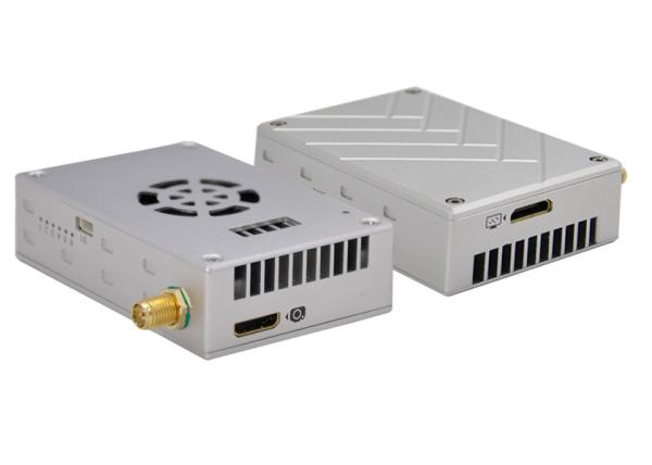 Mini 2.4GHz 30dBm 10km drone video, Ethernet signal and TTL data transmitter support fly control and PTZ Control