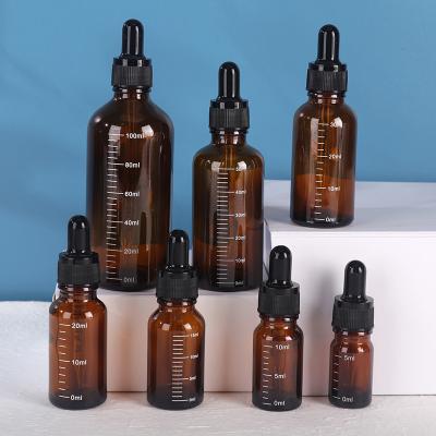 5ml graduated brown light-proof glass essential oil dropper essence bottle