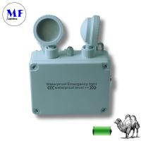 Lumière de secours extérieure avec batterie au lithium 3,7 V 2600 mAh, en aluminium moulé sous pression et verre trempé