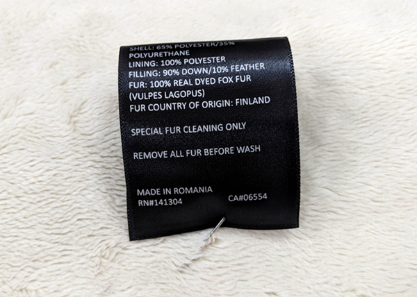 Сплетенный ярлык печатания экрана, шить напечатанные ярлыки для дружелюбного одежды эко-