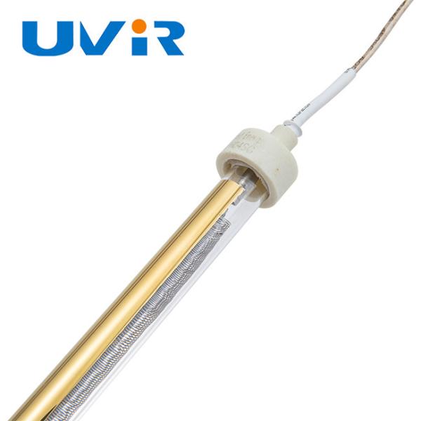 Base des lampes SC05 d'halogène du filament IR de tungstène avec le revêtement d'or