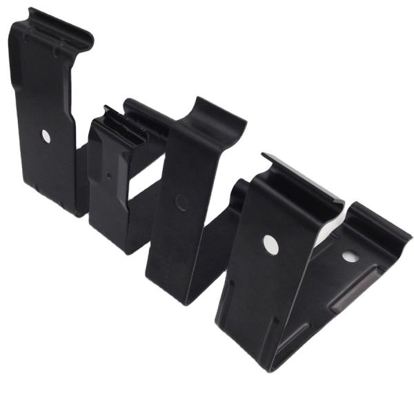 C058 C057 Galvanized Carbon Steel Sheet Metal Spring Clips E Coating For Shipping Crate