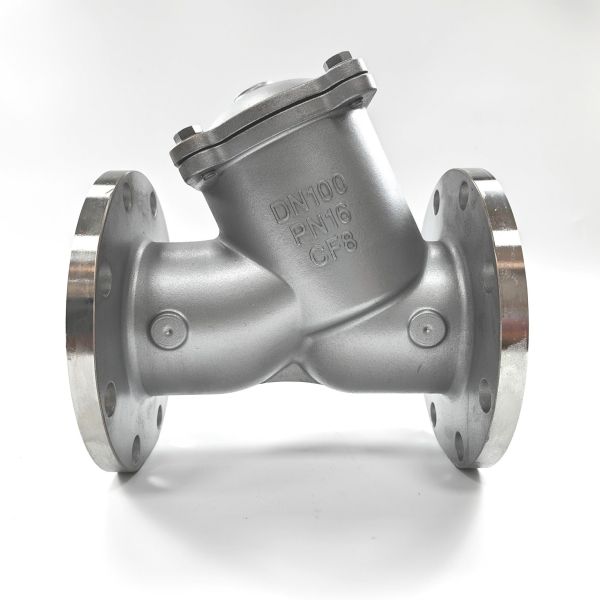 Stainless Steel Water Filter Industrial/Municipal/Fire Protection, Flanged Connection, High-Efficiency Filtration,  ISO