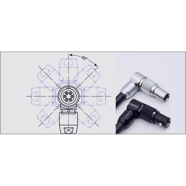 0B 1B 2B 3B circular connector female male straight plug with female receptacle PCB mount type electric connector
