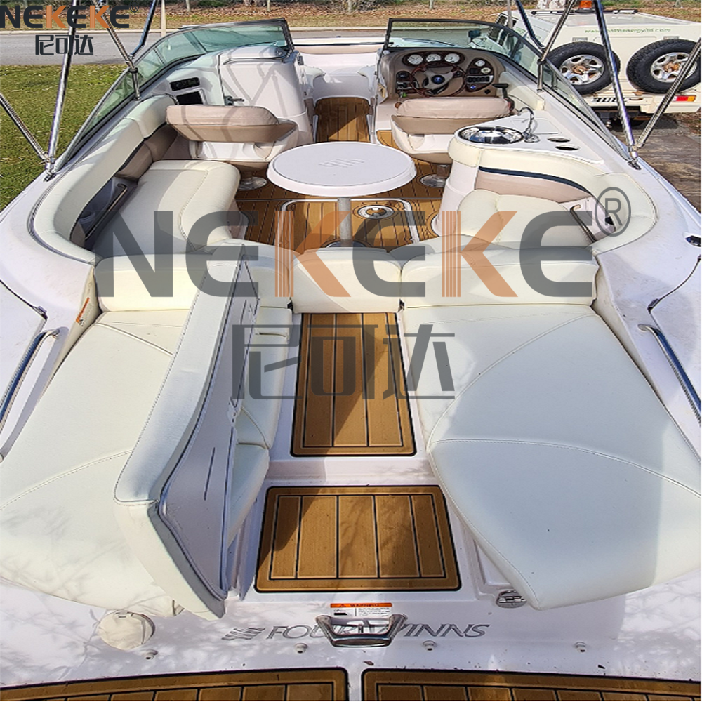 Four Winns Horizon 230 2005 Swim Platform Cockpit EVA Faux Teak Deck Mat Marine Flooring Pad