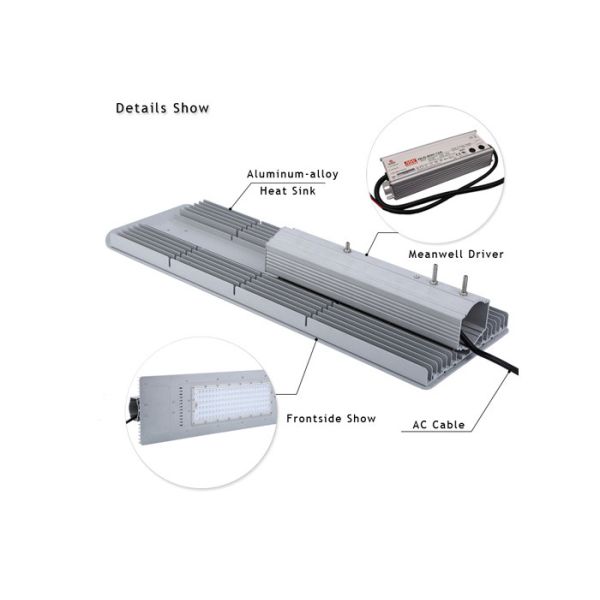 60W 6000K Outdoor LED Street Lights Energy Savings CE ROHS Certification
