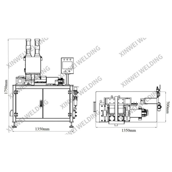 Aluminium Band Saw Blade Butt Welding Machine
