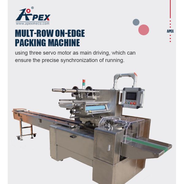 Food Bread Stick Pack Sugar Packing Machine Machinery With Three Servo Motor